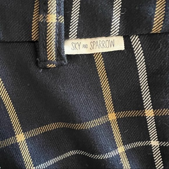 Sky And Sparrow Blue Plaid Shorts Size S - Picture 5 of 6